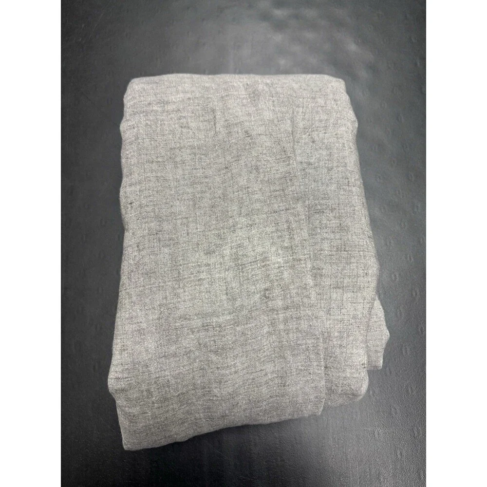 Hotel Collection 100% Linen Full/Queen Gray Duvet Cover
